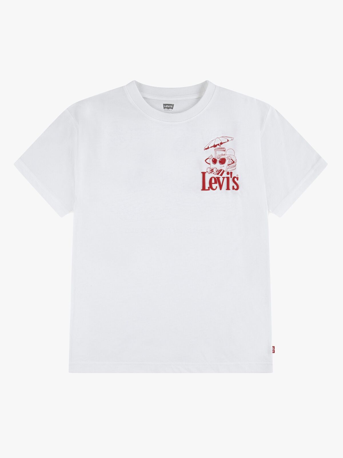 Levi's LVB Burger Meal T-Shirt, Bright White