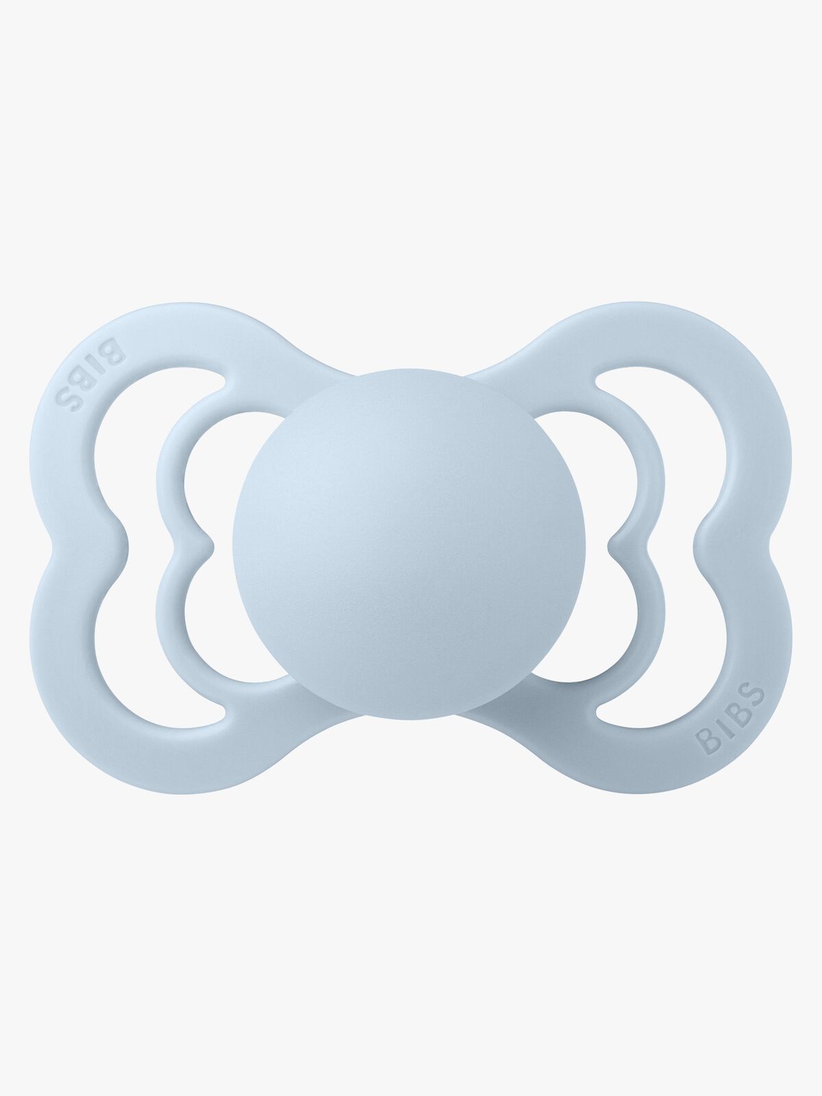 BIBS Supreme Schnuller Silikon Gr. 2, Baby Blue