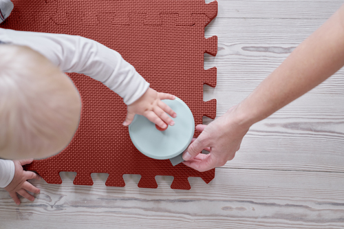 BabyDan Spielteppich, Warm Rose