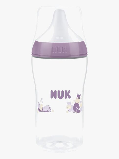 NUK Perfect Match Babyflasche 260 ml, Hippo
