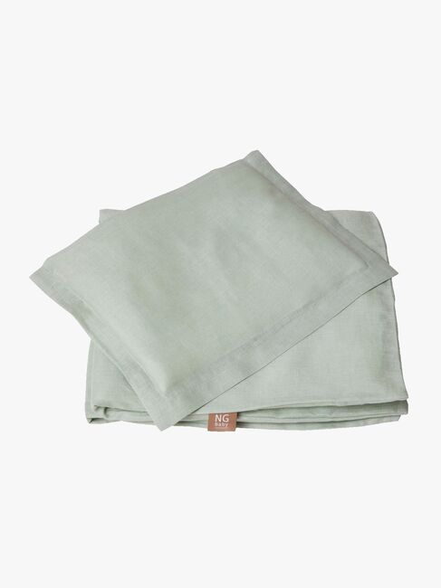 NG Baby Bettwäsche 100x130 Babybett, Sage Green