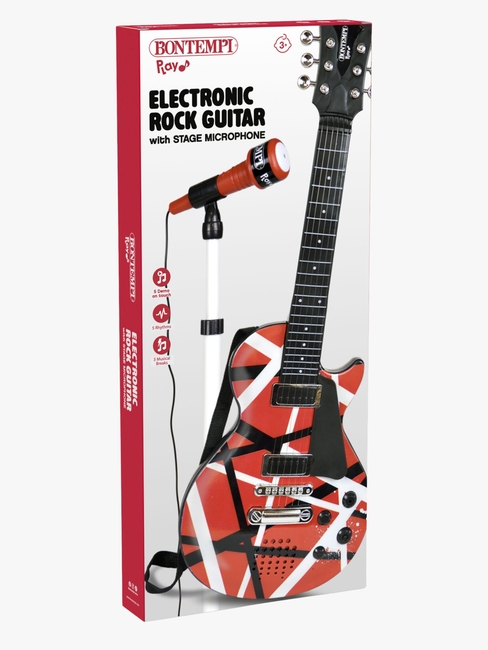 Bontempi Gitarre mit Mikrofon Rock