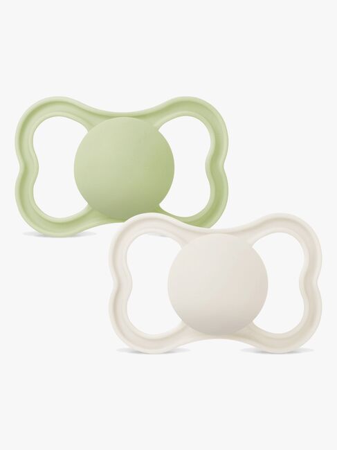 MAM Air Silikon Schnuller 2er-Pack 16-36m, Grün
