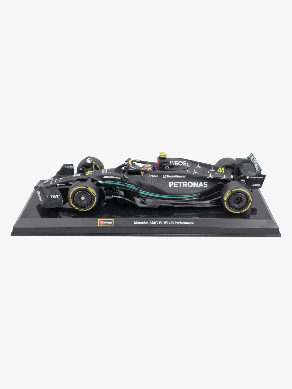 Bburago MB W14 F1 Rennauto 2023 Lewis Hamilton 1:24