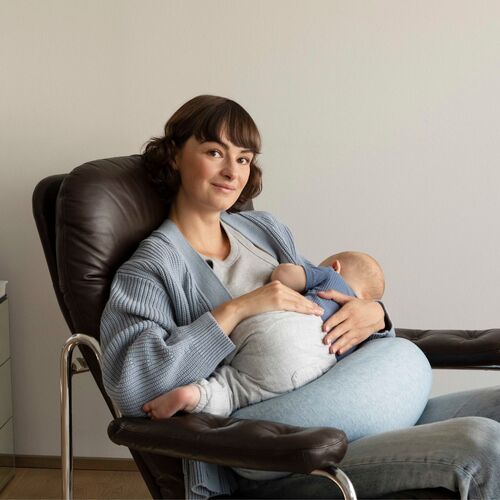 bbhugme Stillkissen, Blue Melange