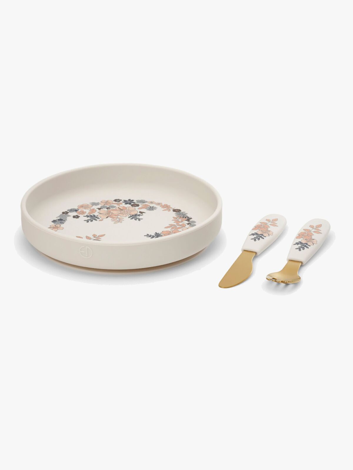 Elodie Teller Set Silikon, Blue Garden