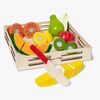 Melissa & Doug Spielset Obst in einer Box mit Messer