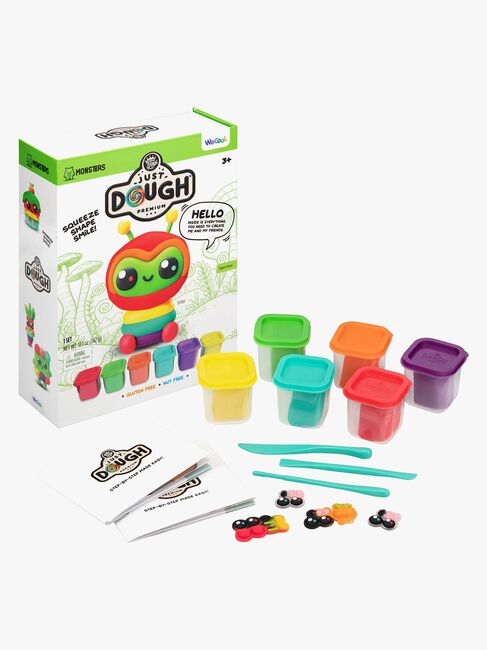 Just Dough Modelliermasse Außerirdische 57 g, 6er-Pack