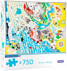 Moomin by Martinex Puzzle Mumin-Spiel 750 Teile