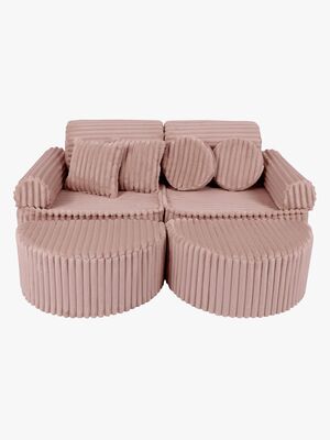 MeowBaby Churros Max Sofa, Ruby Chocolate Pink