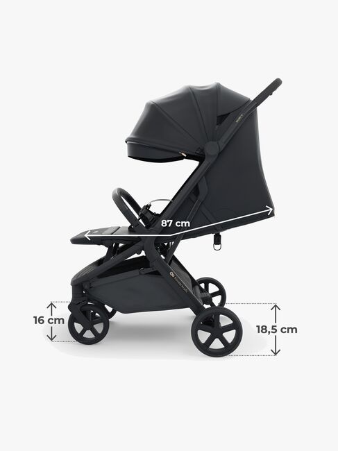 Kinderkraft NUBI 3 Kinderwagen, Midnight Black