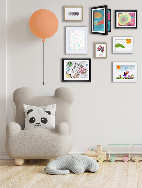 My Little DaVinci Rahmen A4 2er-Pack, Black