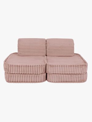 MeowBaby Churros Sofa Basic, Ruby Chocolate Pink