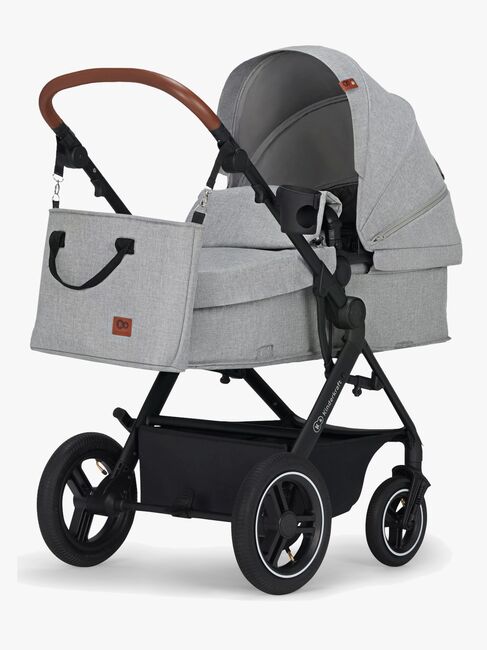 Kinderkraft Multifunctional 3-in-1 B-Tour Mink Pro Kombikinderwagen, Light Grey