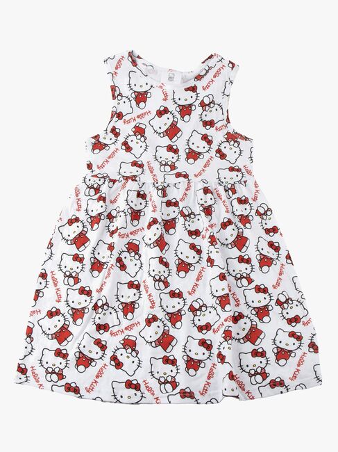 Hello Kitty Kleid, Weiß