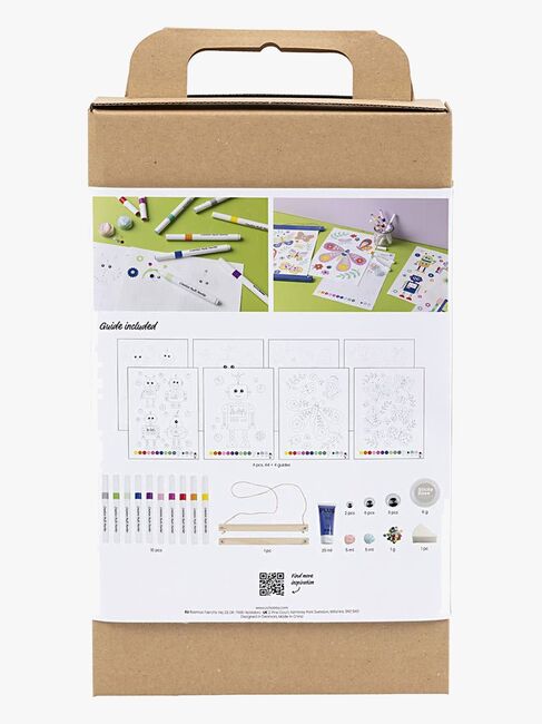 Creativ Company Bastelset Malen nach Zahlen Fröhliche Farben