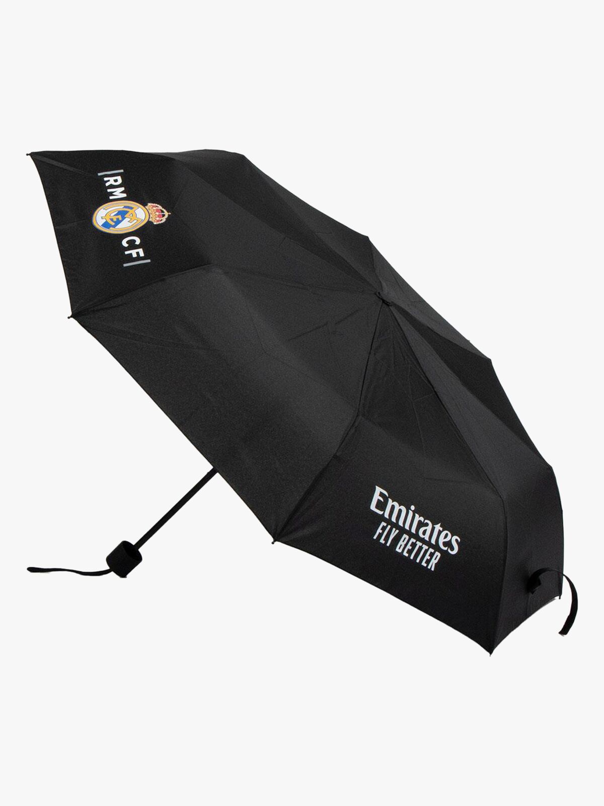 Real Madrid Taschen-Regenschirm, Schwarz