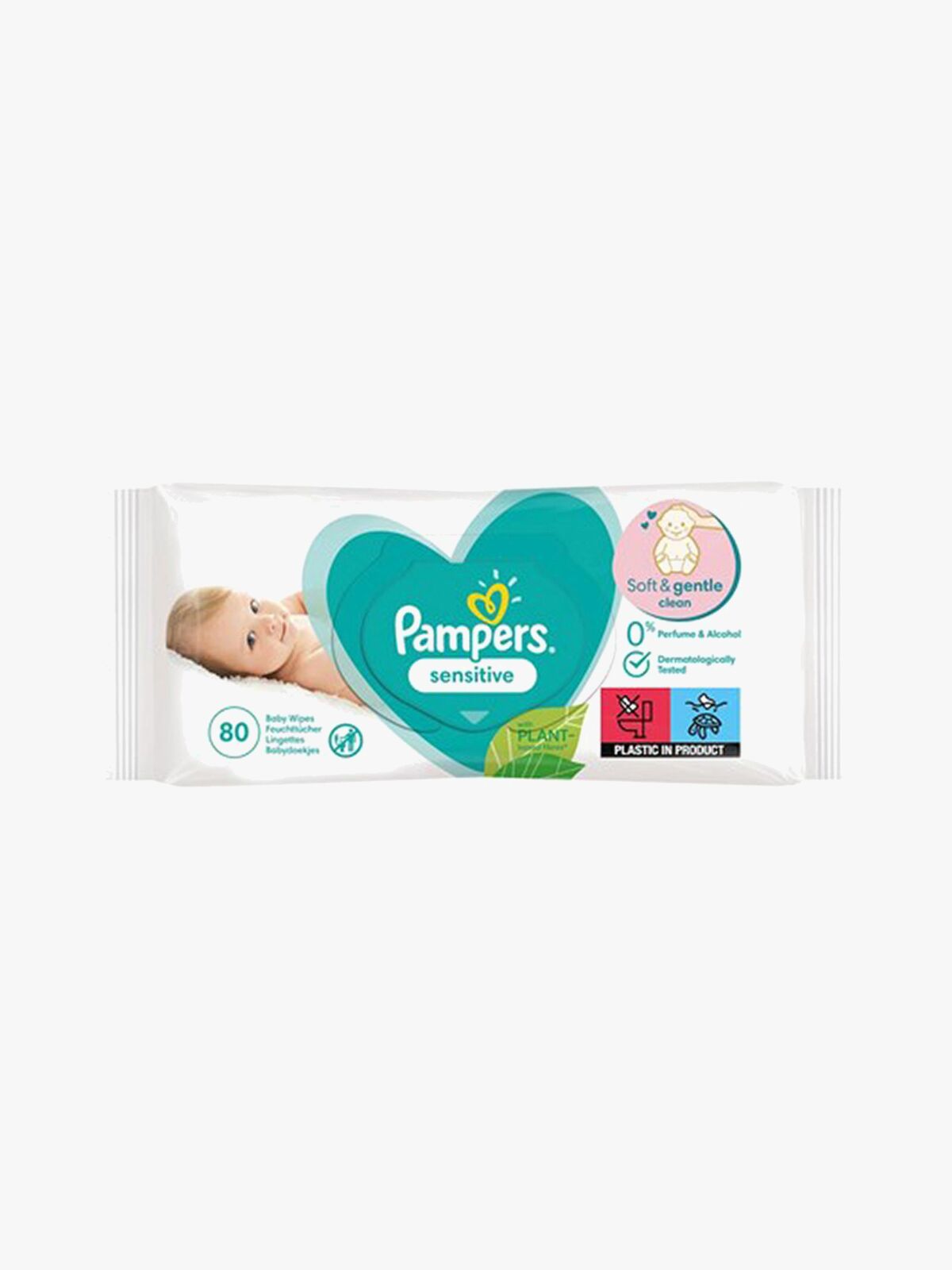 Pampers Sensitive Feuchttücher 80er-Pack