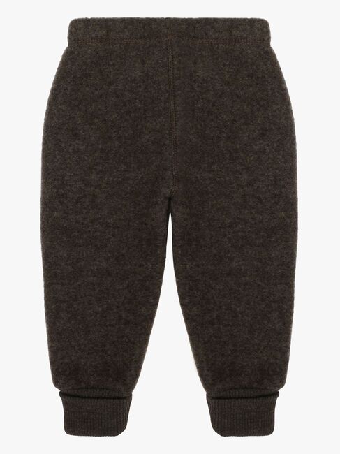 Mikk-Line Wollfilz-Hose Baby, Dark Brown Melange