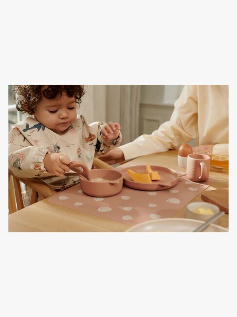 LIEWOOD Merle Cape Lätzchen mit Print, Sea Creature/Sandy