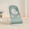 BabyBjörn Balance Soft Babywippe Gewebt Jersey-Stoff, Grün/Grau