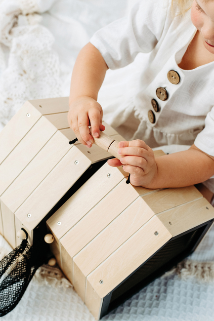 Small Foot Spielset Kaninchen mit Käfig & Gehäuse