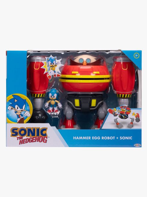 Sonic The Hedgehog Spielset mit Egg Hammer Roboter