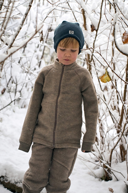 Mikk-Line Wollfilz-Hose Baby, Melange Denver