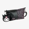 Hello Kitty Kuromi Schultertasche, Schwarz