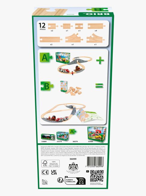 BRIO World 36099 Starter-Set mit Schienen