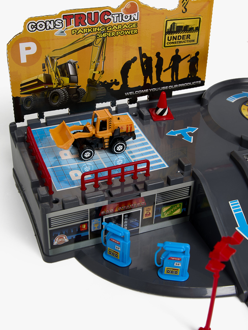 Alex's Garage Autorennbahn Baustelle