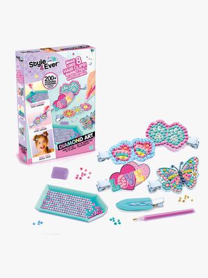 Style 4 Ever Bastelset Haarklammern Diamantkunst