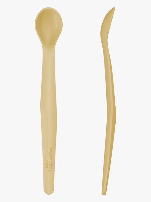 Everyday Baby Löffel Silikon 2er-Pack, Gelb
