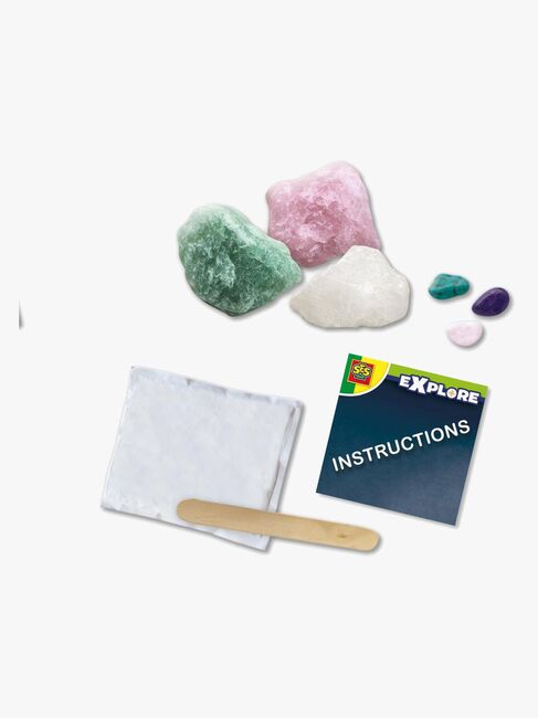 SES Creative Bastelset Kristalle & Glitzersteine