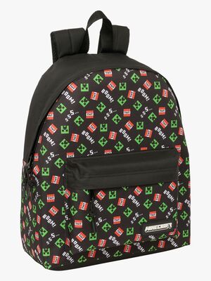 Minecraft Rucksack 21L, Schwarz