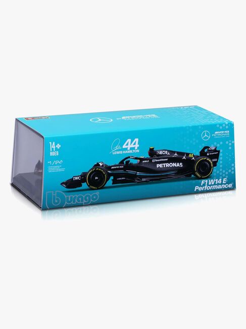Bburago MB W14 F1 Rennauto 2023 Lewis Hamilton 1:24