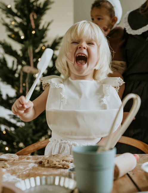 Elodie Lätzchen Baby 3+, Vanilla White