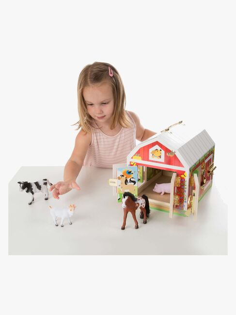 Melissa & Doug Scheune mit Türen & Tiere
