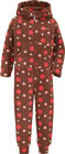 Didriksons Monte Overall, Small Dotted Brown Print