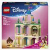 LEGO Disney Princess 43291 Die Mini-Prinzessinnen Belle und Tiana mit ihrem Schloss