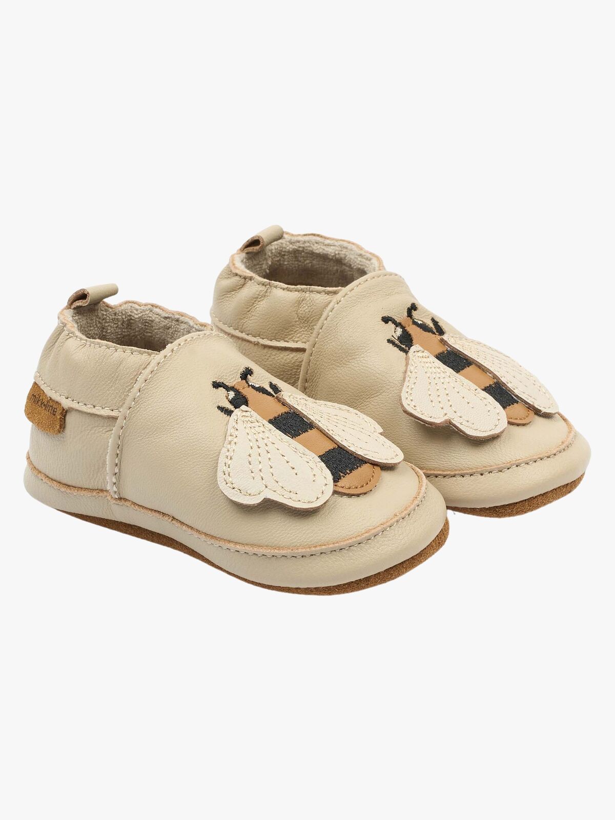 Mikk-Line Leather Hausschuhe, Bees