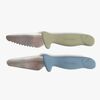 FILIBABBA Kindermesserset 2er-Pack, Powder Blue/Green