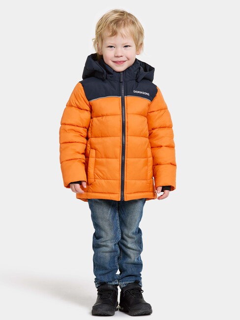 Didriksons Fox Winterjacke, Orange Jam