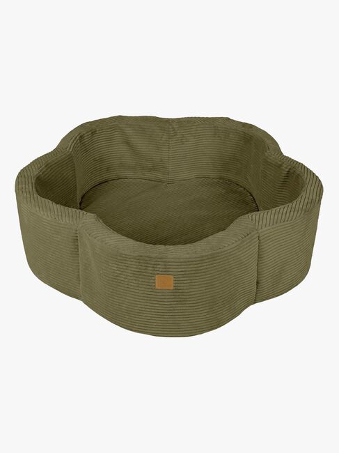MeowBaby Aesthetic Flower Bällebad, Olive Green