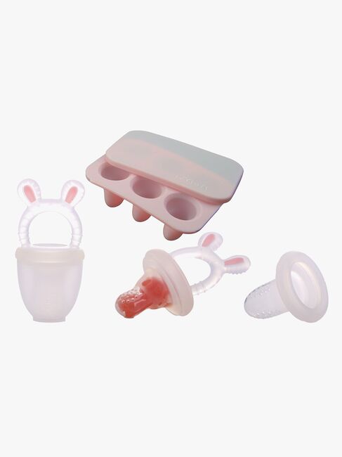 Le Toft Fruchtsauger mit Mini-Eiswürfelform, Rose