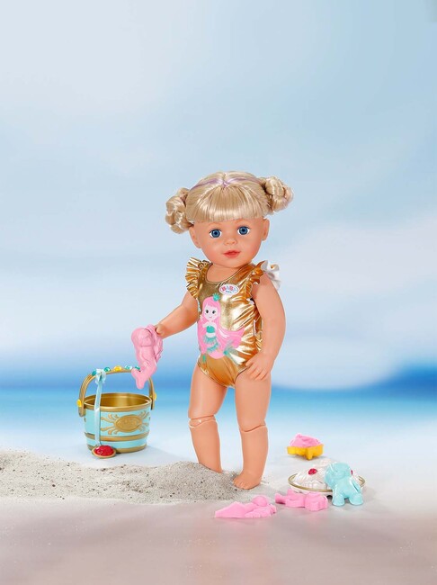 BABY born Puppenzubehör Badeanzug & Sandspielzeuge