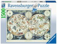 Ravensburger World Map of Fantastic Beasts Puzzle 1500 Teile