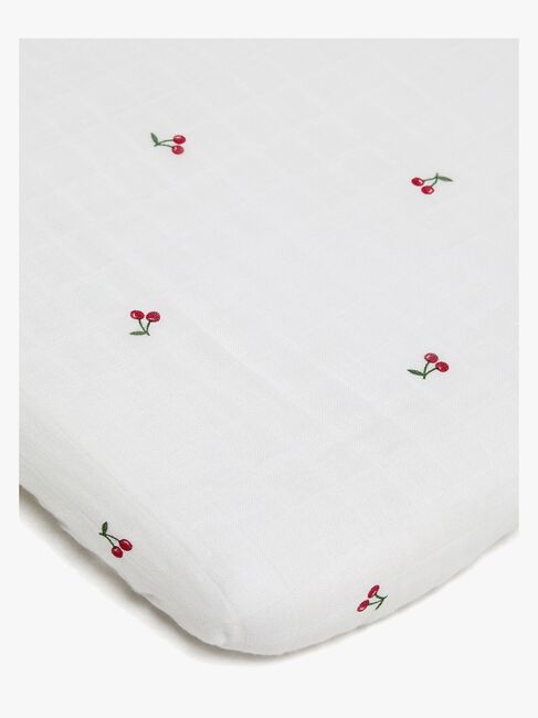 Alice & Fox NESSA Spannbettlaken Wiege 40x90, Weiß