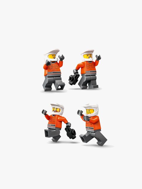 LEGO City 60443 F1 Boxenstopp mit Boxencrew und Ferrari Flitzer