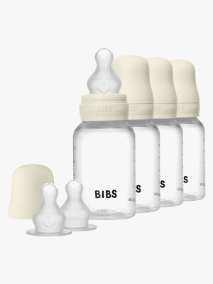 BIBS Fläschchen Silicone 4er-Pack 150 ml, Ivory